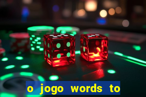 o jogo words to win paga mesmo